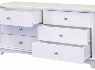 GFW Toulouse White 3 Plus 3 Drawer Chest Thumbnail