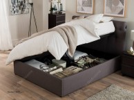 Kaydian Versace 5ft Kingsize Grey Fabric Automatic Ottoman Bed Thumbnail