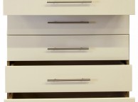 GFW Keswick 5 Drawer Cream Gloss Chest Thumbnail