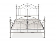 Bentley Elena 5ft Kingsize Shiny Nickel Metal Bed Thumbnail