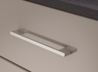 KT Halo Gloss Pale Grey 5 Drawer Narrow Chest Thumbnail