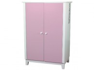 Sweet Dreams Ruby Pink 2 Door Wardrobe Thumbnail