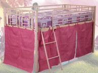 Sweet Dreams Twinkle Pink Metal Mid Sleeper Bed in Pink Thumbnail