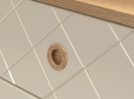 KT Geo Alabaster And Oak 3 Drawer Chest Thumbnail