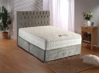 Dura Bed Silver Active 6ft Super Kingsize 2800 Pocket Springs Divan Bed Thumbnail