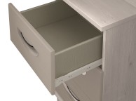 KT Moda Cashmere And Elm 2 Drawer Bedside Pod Chest Thumbnail