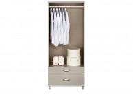 KT Moda Cashmere And Elm 2 Door Gents Wardrobe Thumbnail