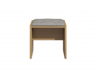 KT Moda Cashmere And Elm Dressing Table Stool Thumbnail