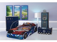 Sweet Dreams Formula Blue 2 Drawer Bedside Thumbnail