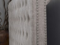 Emporia Oxford 4ft6 Double Stone Fabric Ottoman Bed Thumbnail