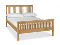 Bentley Designs Atlanta Oak 5ft Kingsize High Foot End Bed Frame Thumbnail