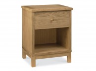 Bentley Designs Atlanta Oak 1 Drawer Nightstand Thumbnail