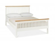 Bentley Designs Atlanta 2 Tone 4ft Small Double High Foot End Bed Frame Thumbnail