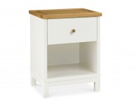 Bentley Designs Atlanta 2 Tone 1 Drawer Nightstand Thumbnail