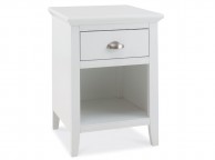 Bentley Designs Hampstead White 1 Drawer Nightstand Thumbnail