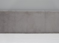 Emporia Stirling 5ft Kingsize Silver Fabric Ottoman Thumbnail