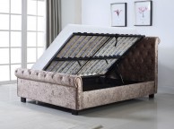 Flintshire Whitford 5ft Kingsize Mink Fabric Side Lift Ottoman Bed Thumbnail