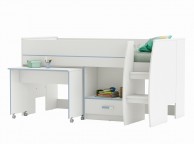 Flair Furnishings Switch Blue Or Pink Mid Sleeper Bed Thumbnail