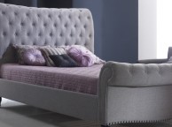 Limelight Larrisa 5ft Kingsize Grey Marl Fabric Bed Frame Thumbnail