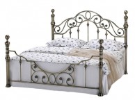 Sleep Design Canterbury 5ft Kingsize Brass Metal Bed Frame Thumbnail