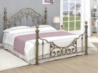 Sleep Design Canterbury 4ft6 Double Brass Metal Bed Frame Thumbnail