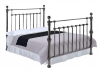 Sleep Design York 4ft6 Double Black Nickel Metal Bed Frame Thumbnail