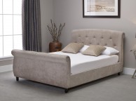 Emporia Soho 5ft Kingsize Stone Fabric Ottoman Bed Thumbnail