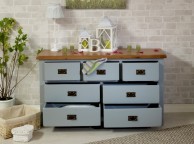 Birlea New Hampshire Grey 4 Plus 3 Drawer Chest Thumbnail