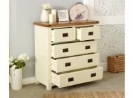Birlea New Hampshire Cream And Cream 3 Plus 2 Drawer Chest Thumbnail
