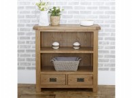 Birlea Malvern Oak 2 Drawer Small Bookcase Thumbnail