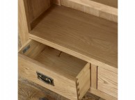Birlea Malvern Oak 2 Drawer Small Bookcase Thumbnail