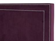 Serene Louise 5ft Kingsize Mulberry Fabric Bed Frame Thumbnail