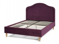Serene Joyce 4ft6 Double Mulberry Fabric Bed Frame Thumbnail
