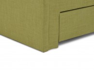 Serene Scarlett 3ft Single Olive Fabric Bed With Drawers Thumbnail