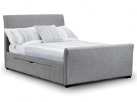 Julian Bowen Capri 5ft Kingsize Grey Fabric Storage Bed Thumbnail