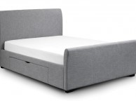 Julian Bowen Capri 5ft Kingsize Grey Fabric Storage Bed Thumbnail