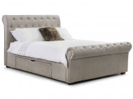 Julian Bowen Ravello 5ft Kingsize Mink Fabric Storage Bed Frame Thumbnail