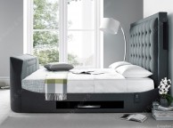 Kaydian Titan 6ft Super Kingsize Grey Fabric Media Bed Thumbnail