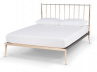 Serene Saturn 6ft Super Kingsize Rose Gold Metal Bed Frame Thumbnail