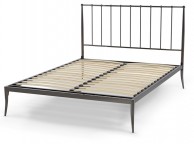 Serene Saturn 6ft Super Kingsize Black Nickel Metal Bed Frame Thumbnail