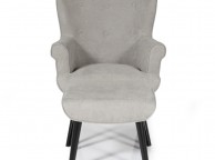 Serene Oban Grey Fabric Chair And Stool Thumbnail