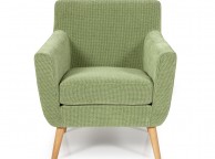 Serene Kelso Green Fabric Tub Chair Thumbnail