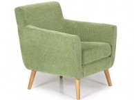 Serene Kelso Green Fabric Tub Chair Thumbnail