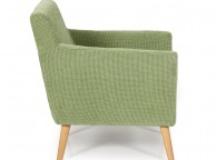 Serene Kelso Green Fabric Tub Chair Thumbnail
