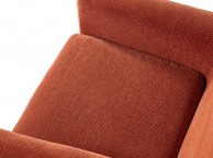 Serene Kelso Orange Fabric Tub Chair Thumbnail