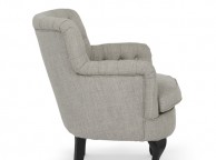 Serene Irvine Grey Fabric Chair Thumbnail