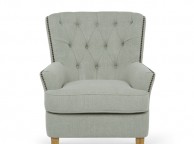 Serene Selkirk Duck Egg Fabric Chair Thumbnail