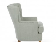 Serene Selkirk Duck Egg Fabric Chair Thumbnail