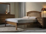 Flintshire Leeswood 5ft Kingsize Oak Finish Bed Thumbnail