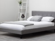 Sleep Design Blenheim 5ft Kingsize Grey Fabric Bed Frame Thumbnail